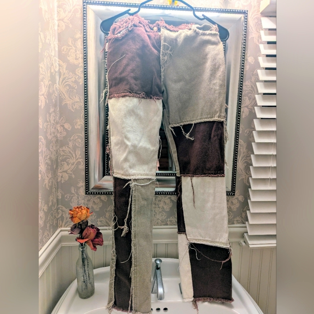 Jaded Relaxed Patchwork Jeans
